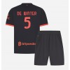 AC Milan Koni De Winter #5 Tredjedraktsett Barn 2026-27 Kortermet (+ korte bukser)